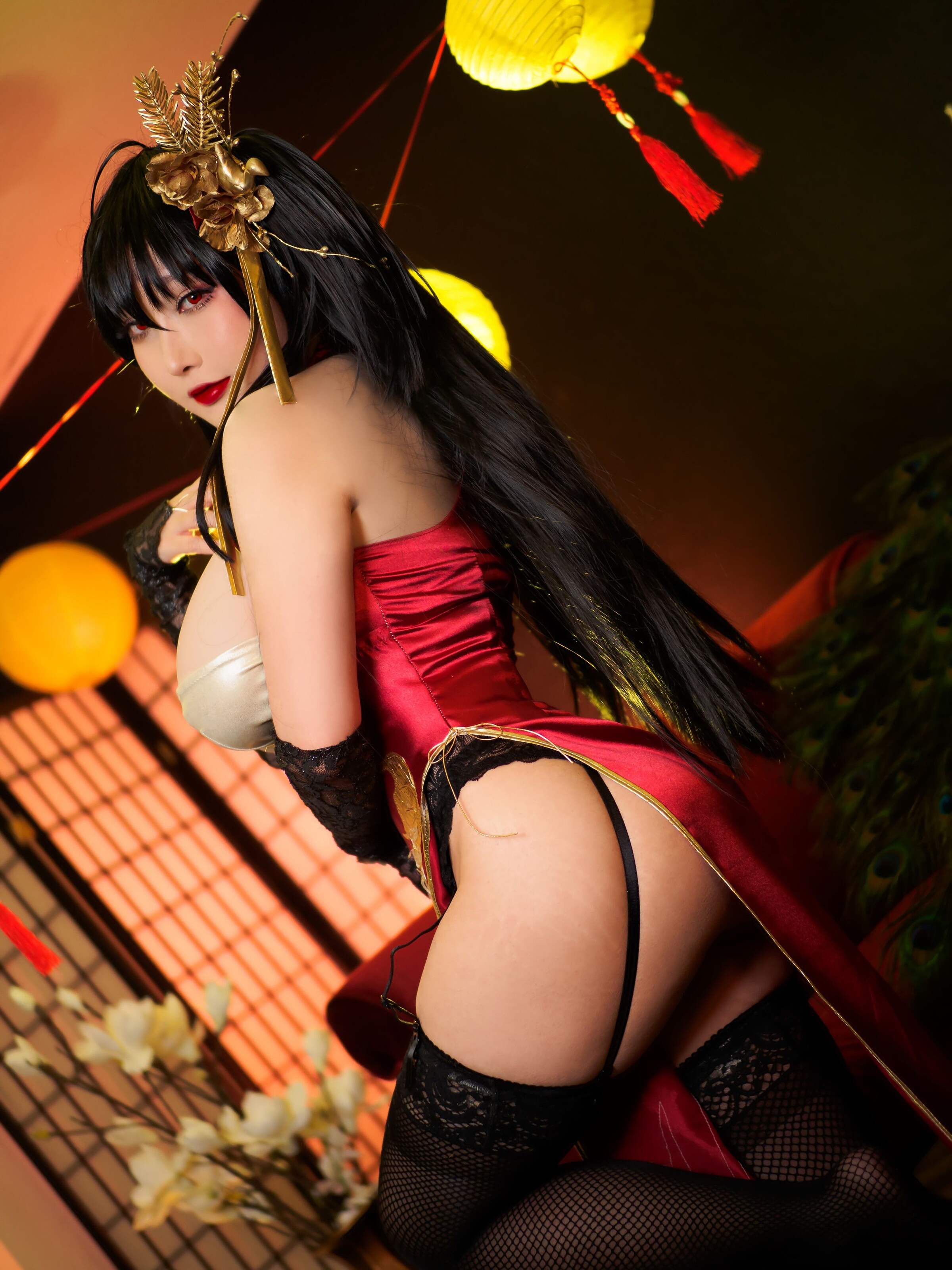 Đọc truyện hentai Tuyển tập Albums siêu phẩm Cosplay - Chap 605 - Rinnie Riot – Taihou Qipao