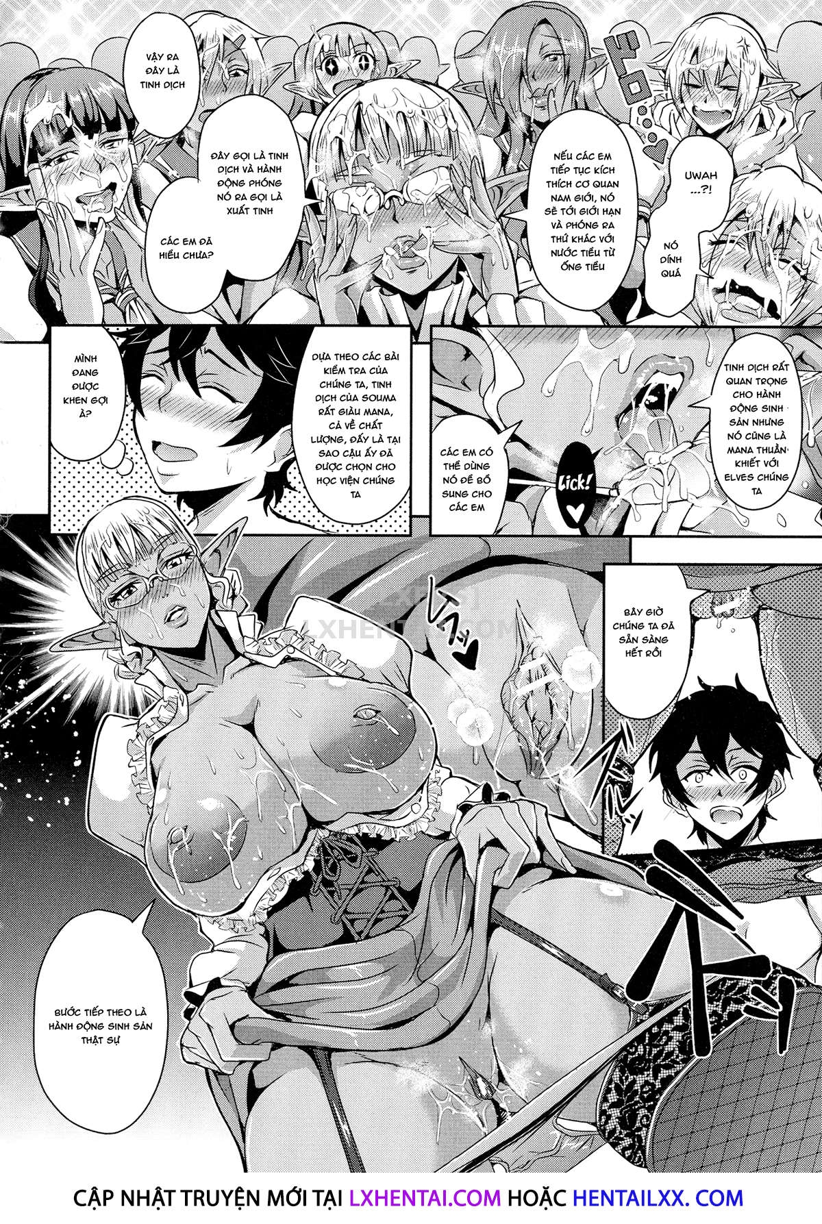 Đọc truyện hentai Elf Harem Story - Chap 3