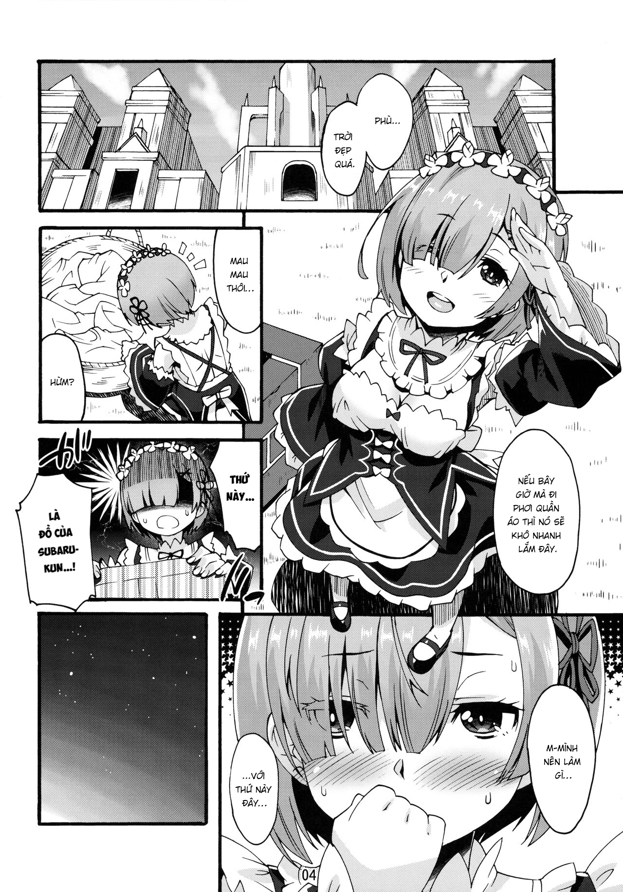 Đọc truyện hentai Rem’s Playing by Herself (Re:Zero Kara Hajimeru Isekai Seikatsu) - Oneshot