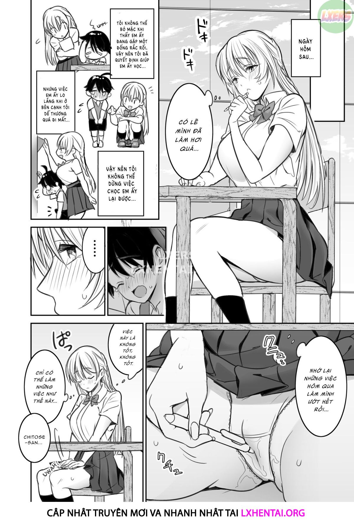 Đọc truyện hentai A Story About The Lewd Things The Onee-San I Met At The Library Does To Me - Oneshot
