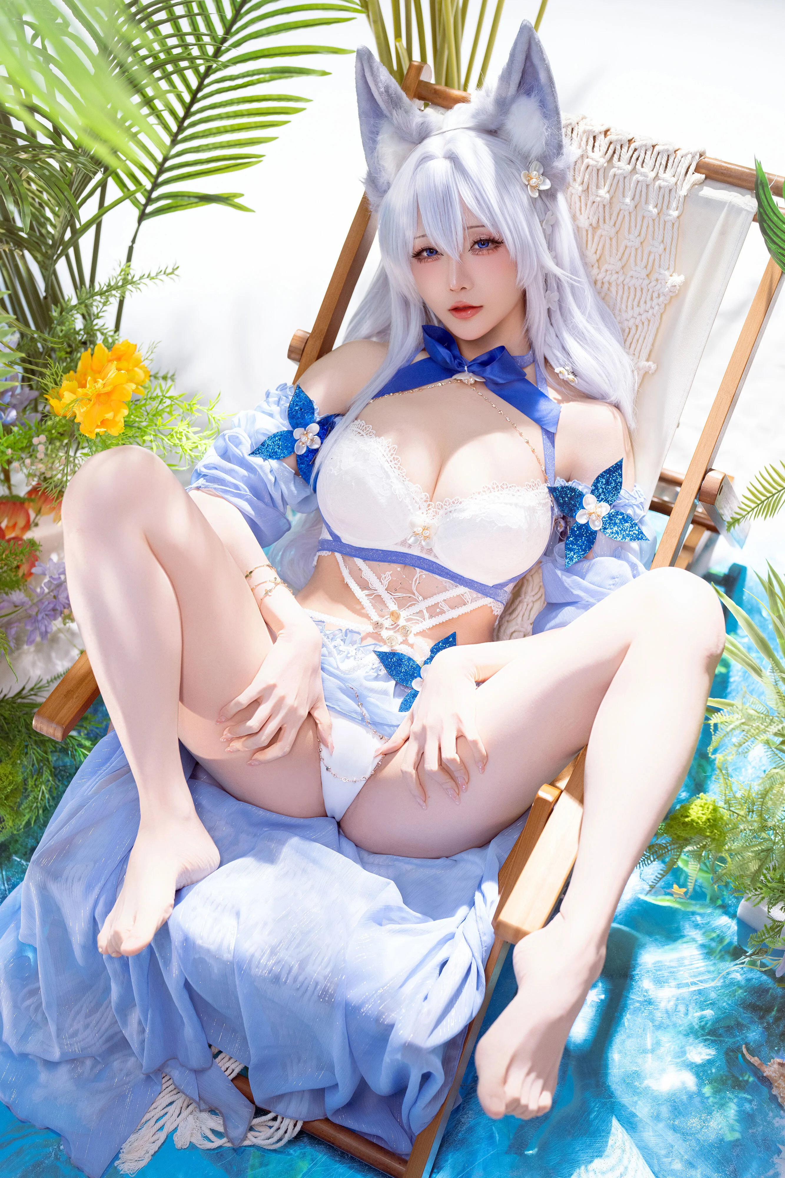 Đọc truyện hentai Tuyển tập Albums siêu phẩm Cosplay - Chap 1395 - Star's Lingering - Azur Lane Shinano Swimsuit