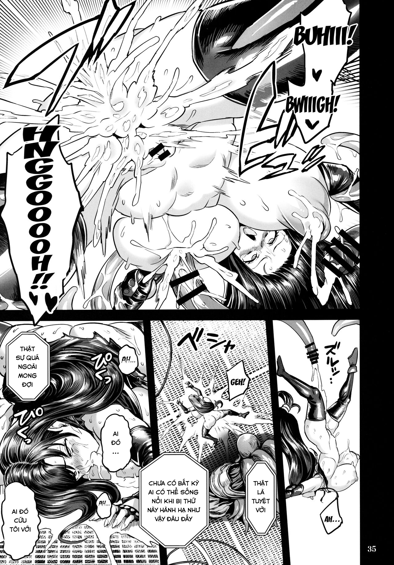 Đọc truyện hentai Deka Chichi Terrorist no Kousei Kouhai Jikken (Final Fantasy VII) - Oneshot