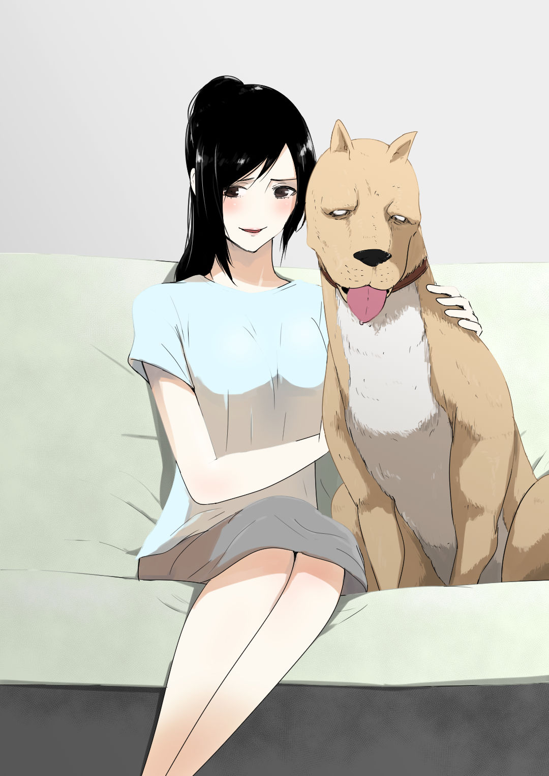 Đọc truyện hentai Wagaya ni Inu ga Yattekita - Oneshot