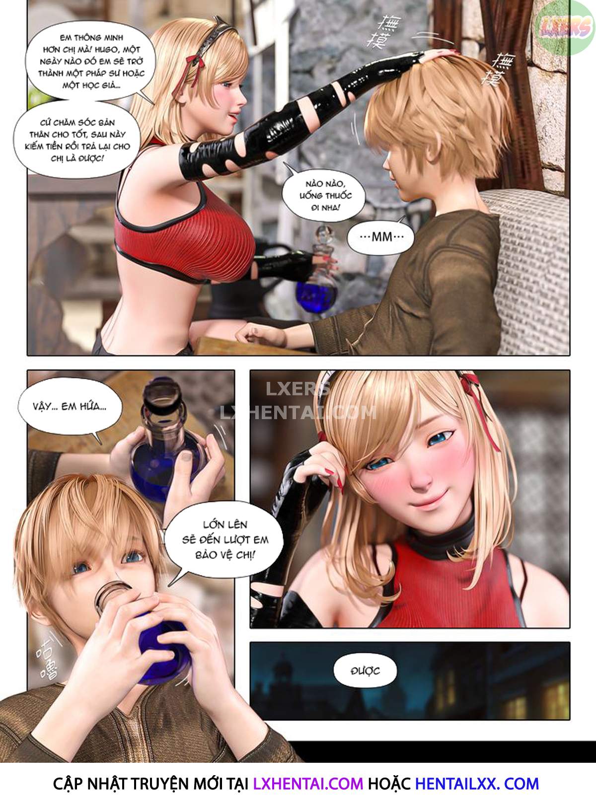 Đọc truyện hentai The Rose Fall Into Darkness - Chap 1