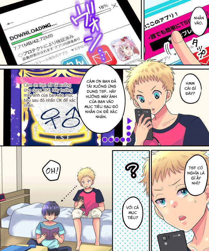 Đọc truyện hentai Trả đũa bằng ứng dụng TSF! - Oneshot