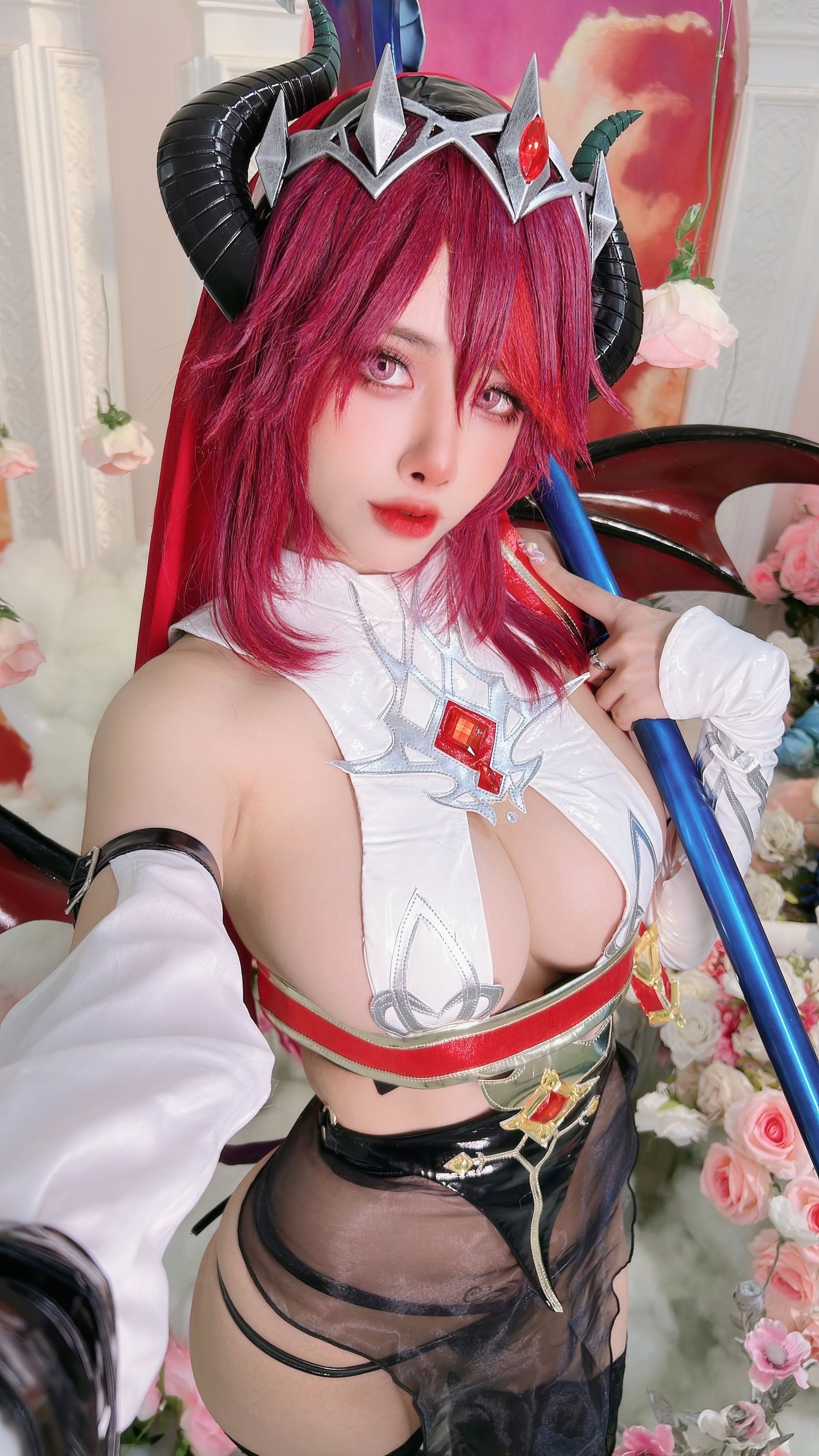 Đọc truyện hentai Tuyển tập Albums siêu phẩm Cosplay - Chap 1215 - Byoru - Rosaria Succubus (Genshin Impact)