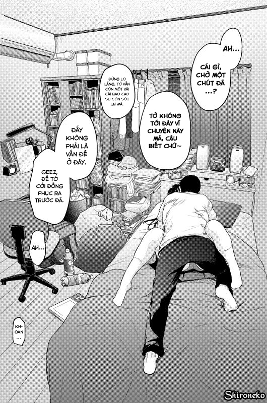 Đọc truyện hentai Jimiko to Ichinichijuu Sex - Chap 3.5 - Gaishutsu Jishuku Ake no Jimiko