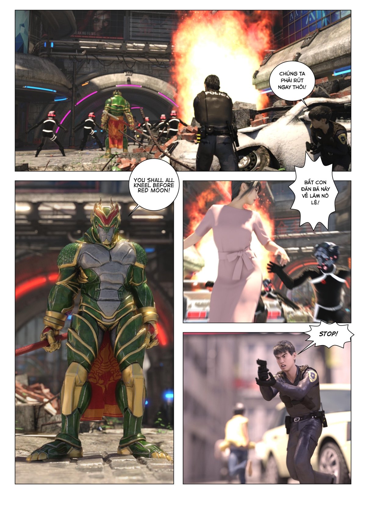 Đọc truyện hentai Biệt đội siêu anh hùng cùng gái xinh - Chap 2