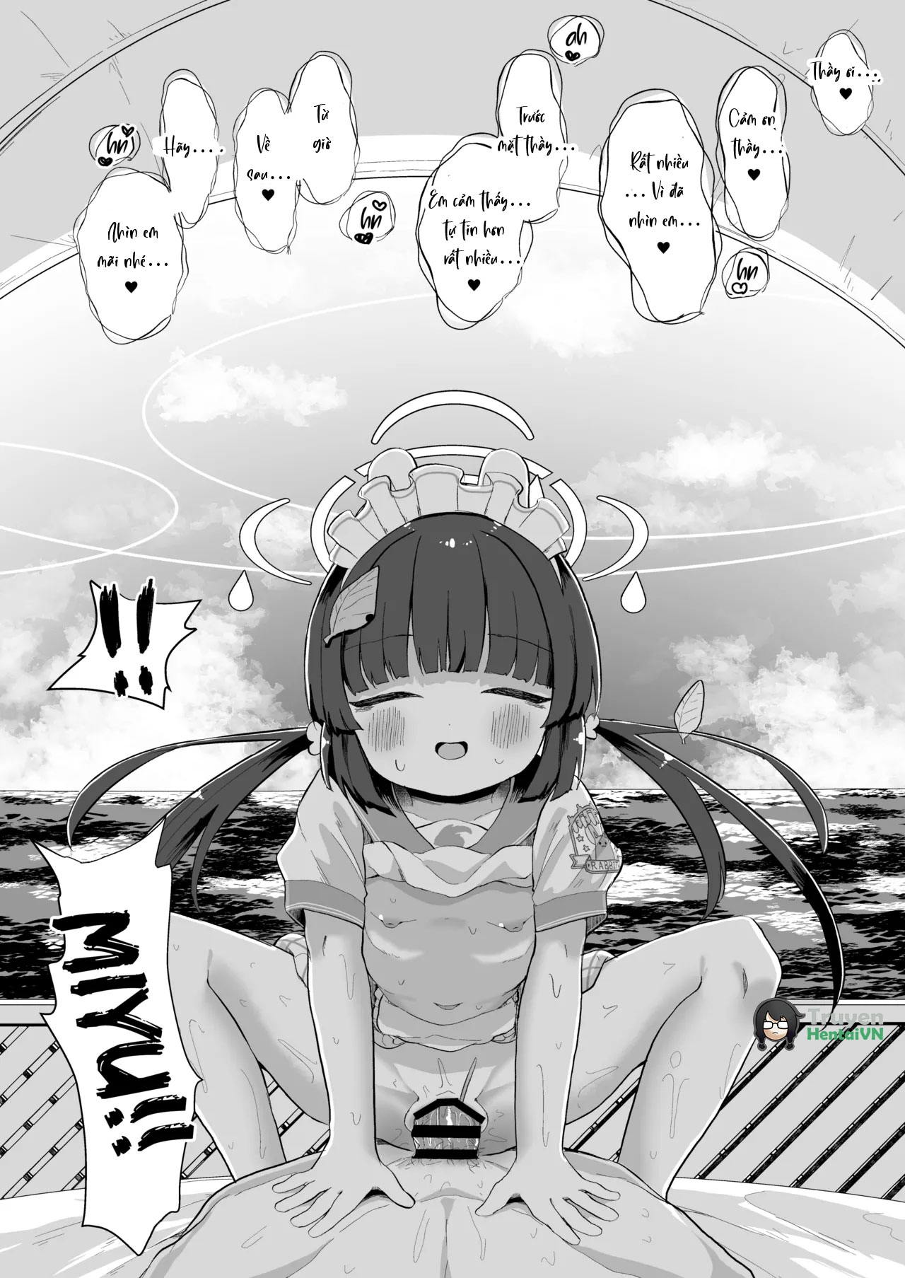 Đọc truyện hentai O o Furu Usagi ni Kashizukaseru (Blue Archive) - Oneshot