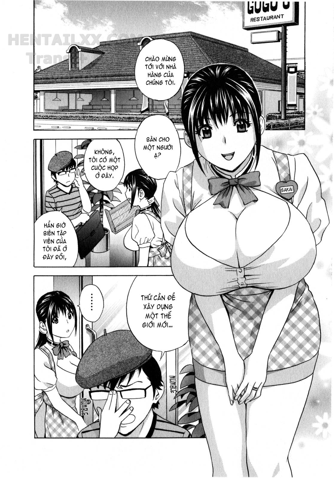 Đọc truyện hentai Life With Married Women Just Like A Manga - Chap 16