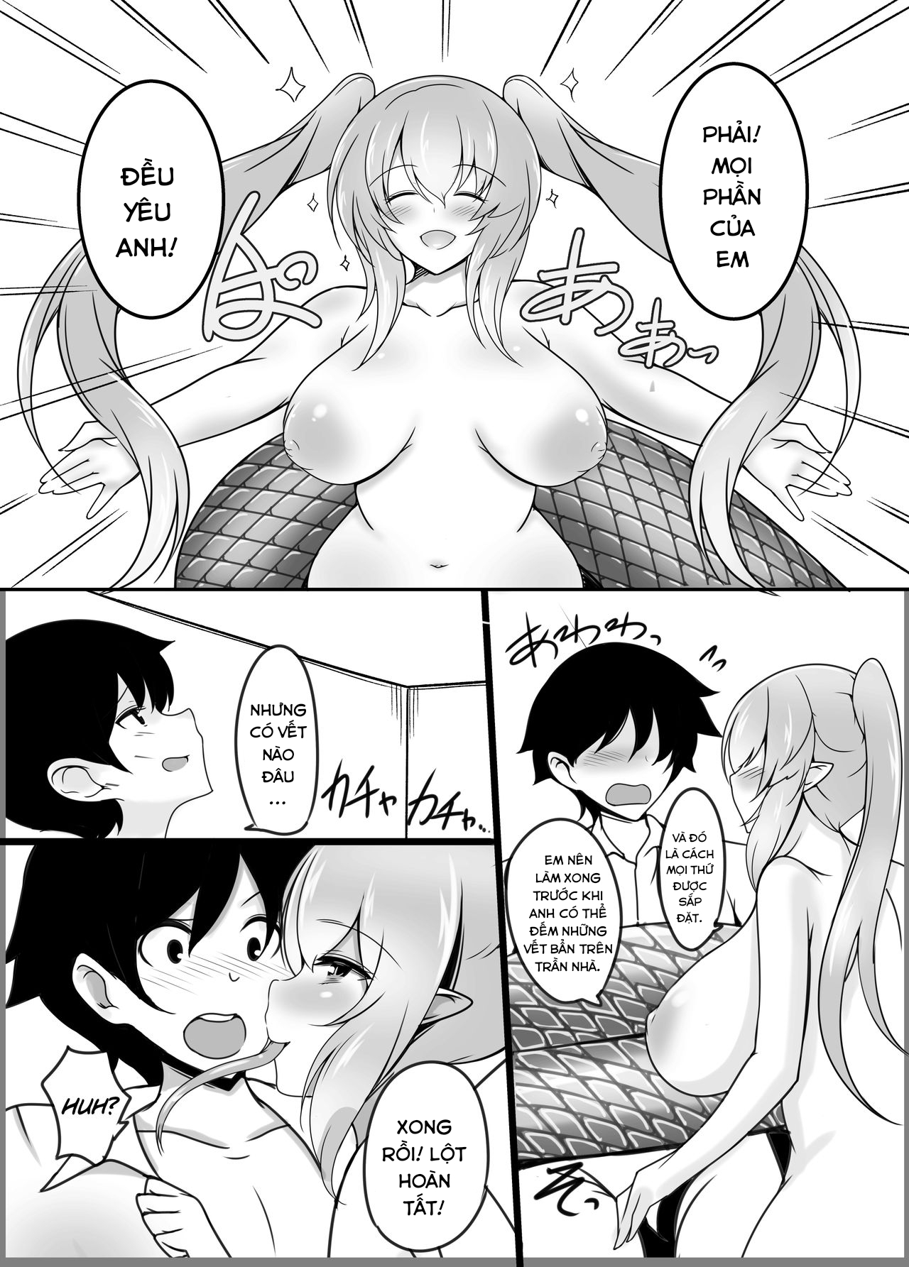 Đọc truyện hentai A Lamia's Tail Ties the Knot - Oneshot