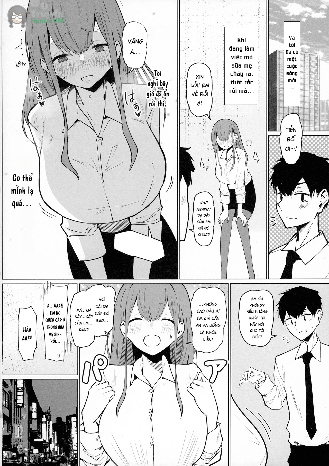 Đọc truyện hentai Senpai Milk ga Tomarimasen - Oneshot