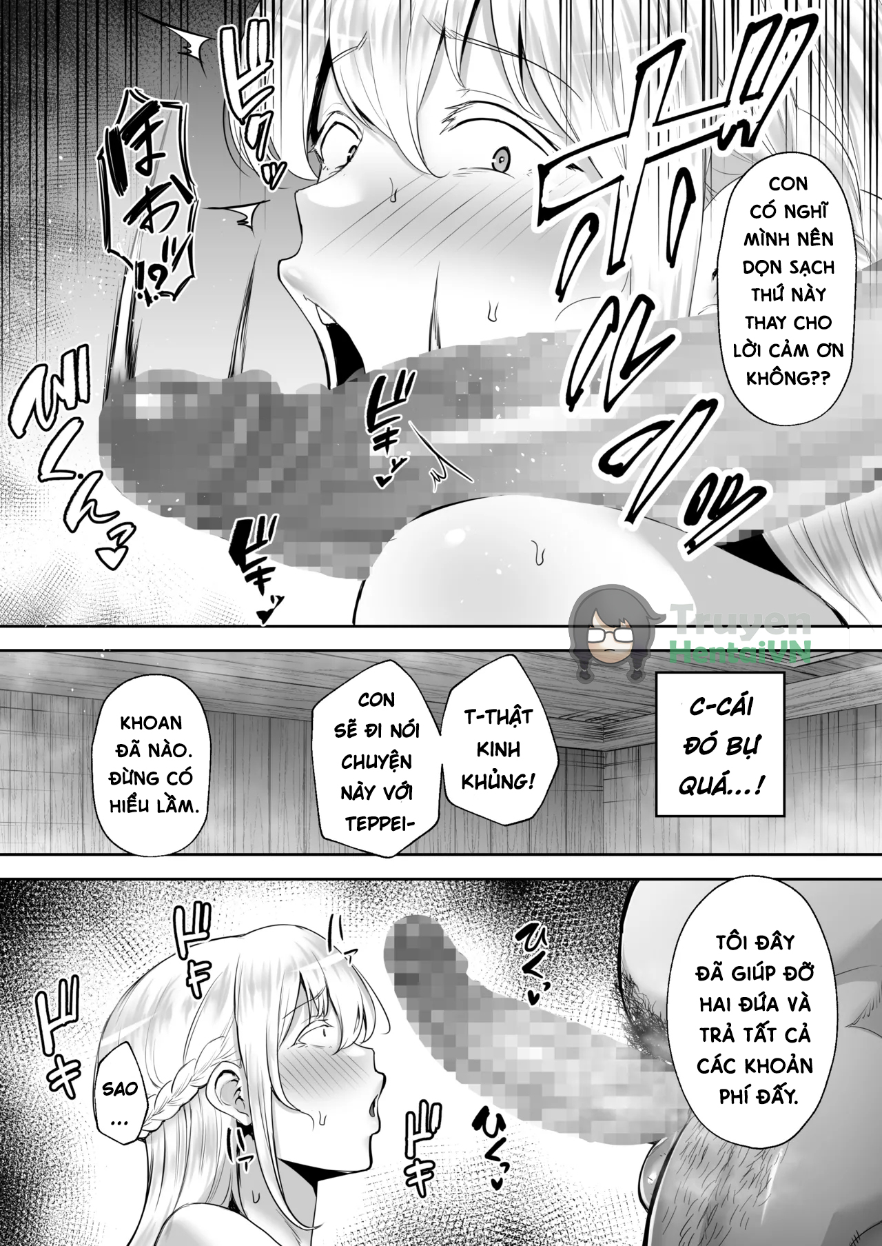 Đọc truyện hentai Cộ gái tóc vàng ngực bự và chú - Oneshot