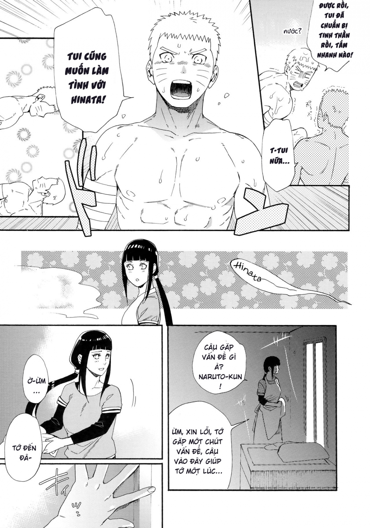 Đọc truyện hentai Chỉ Hai Chúng Ta ( Naruto Shippuden ) - Chap 1: Tuy hai nhưng mà ba...??