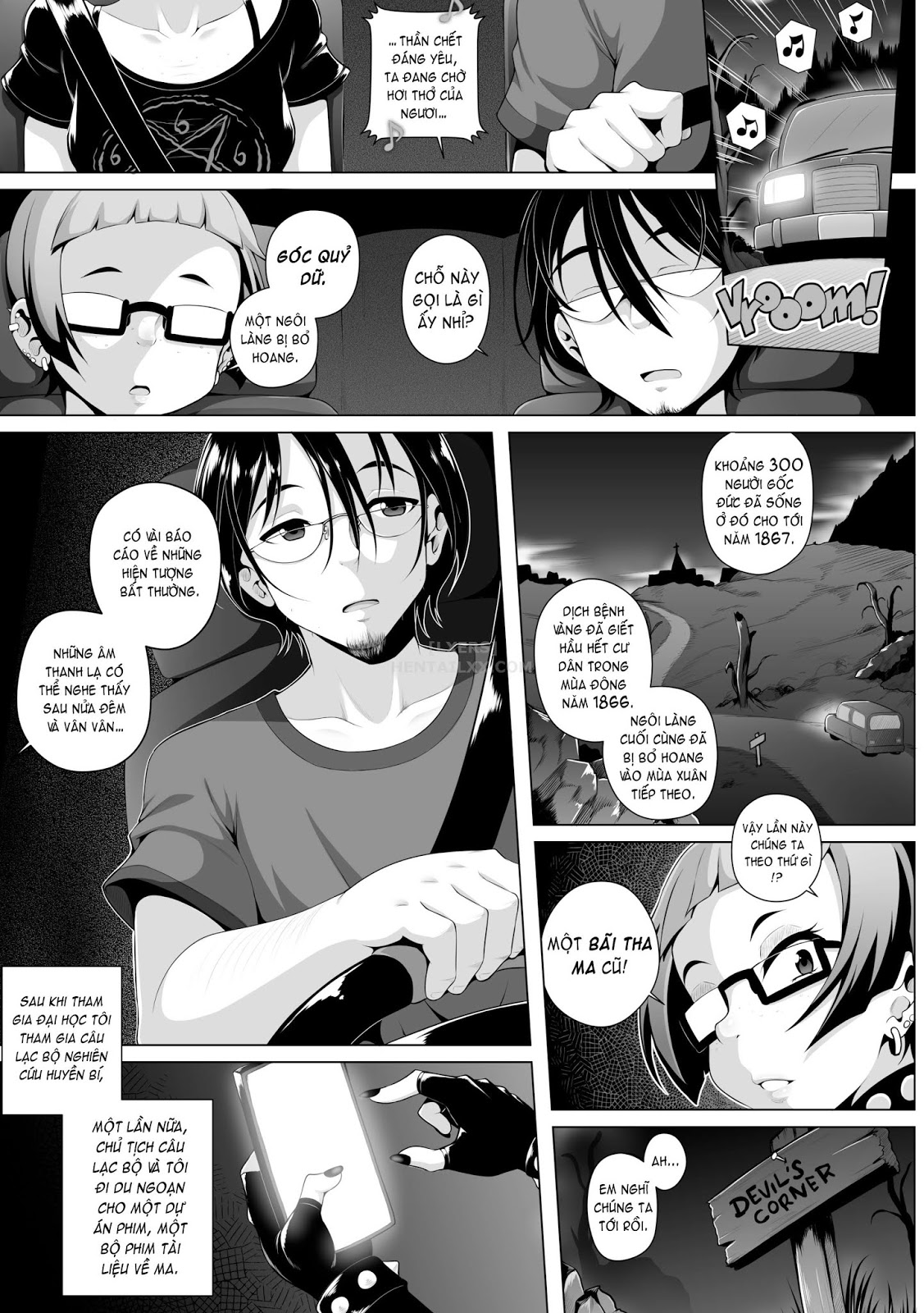 Đọc truyện hentai Thicker Than Water - Chap 10 - A Night in the Graveyard