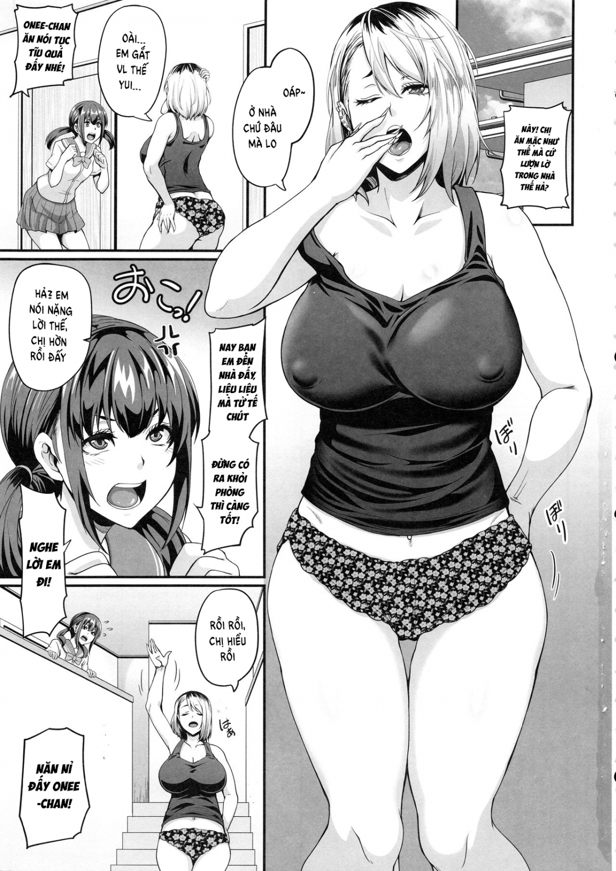 Đọc truyện hentai Her Sister's a Gyaru, a Bitch, and a Slut - Oneshot