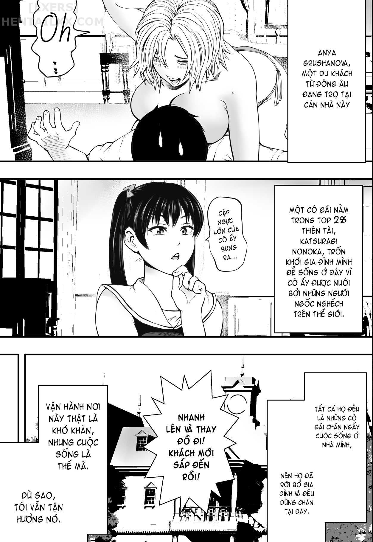 Đọc truyện hentai Harem Love Come VS Yarichin DQN - Oneshot