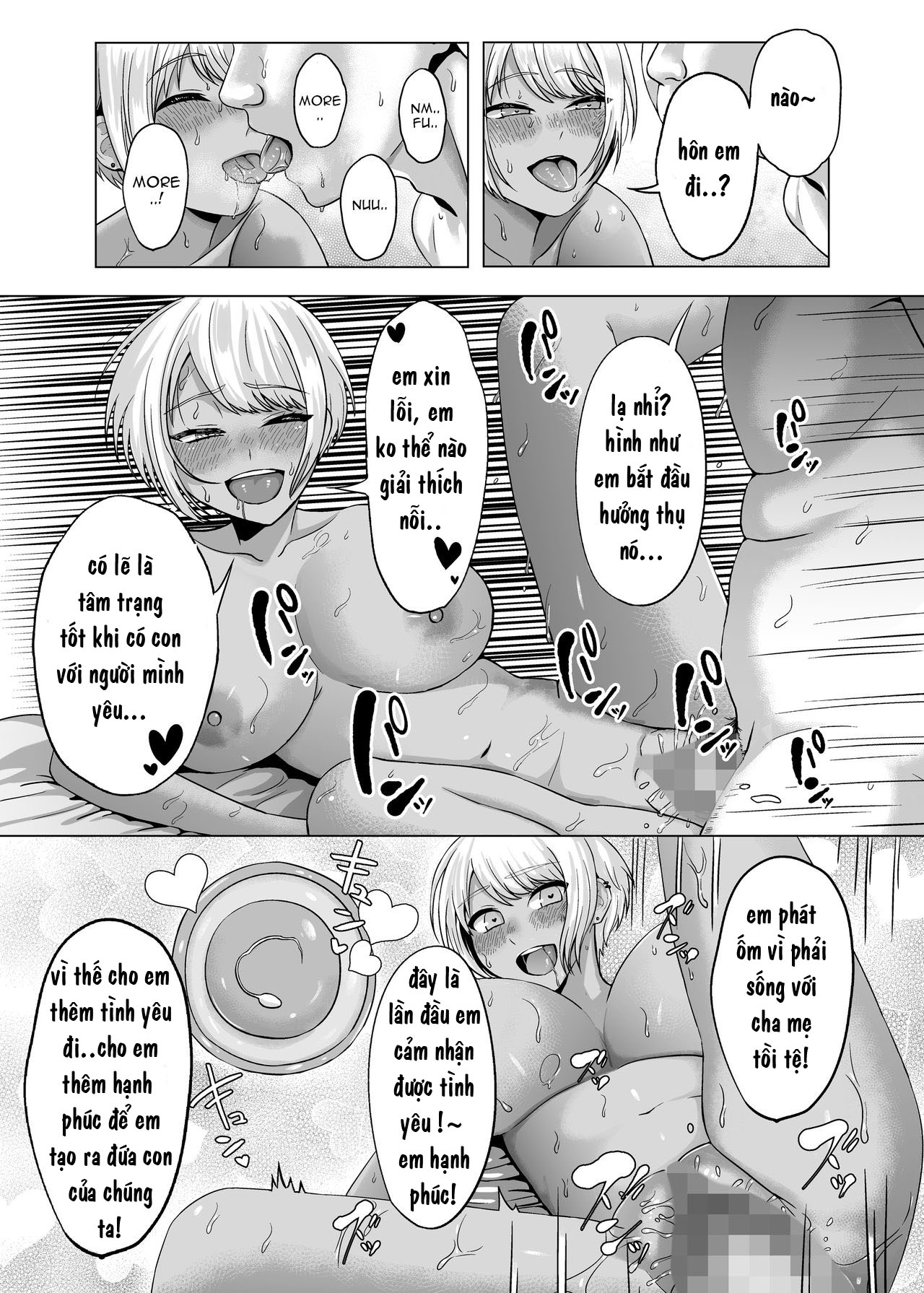 Đọc truyện hentai Let's Make A Warm And Happy Family - Oneshot
