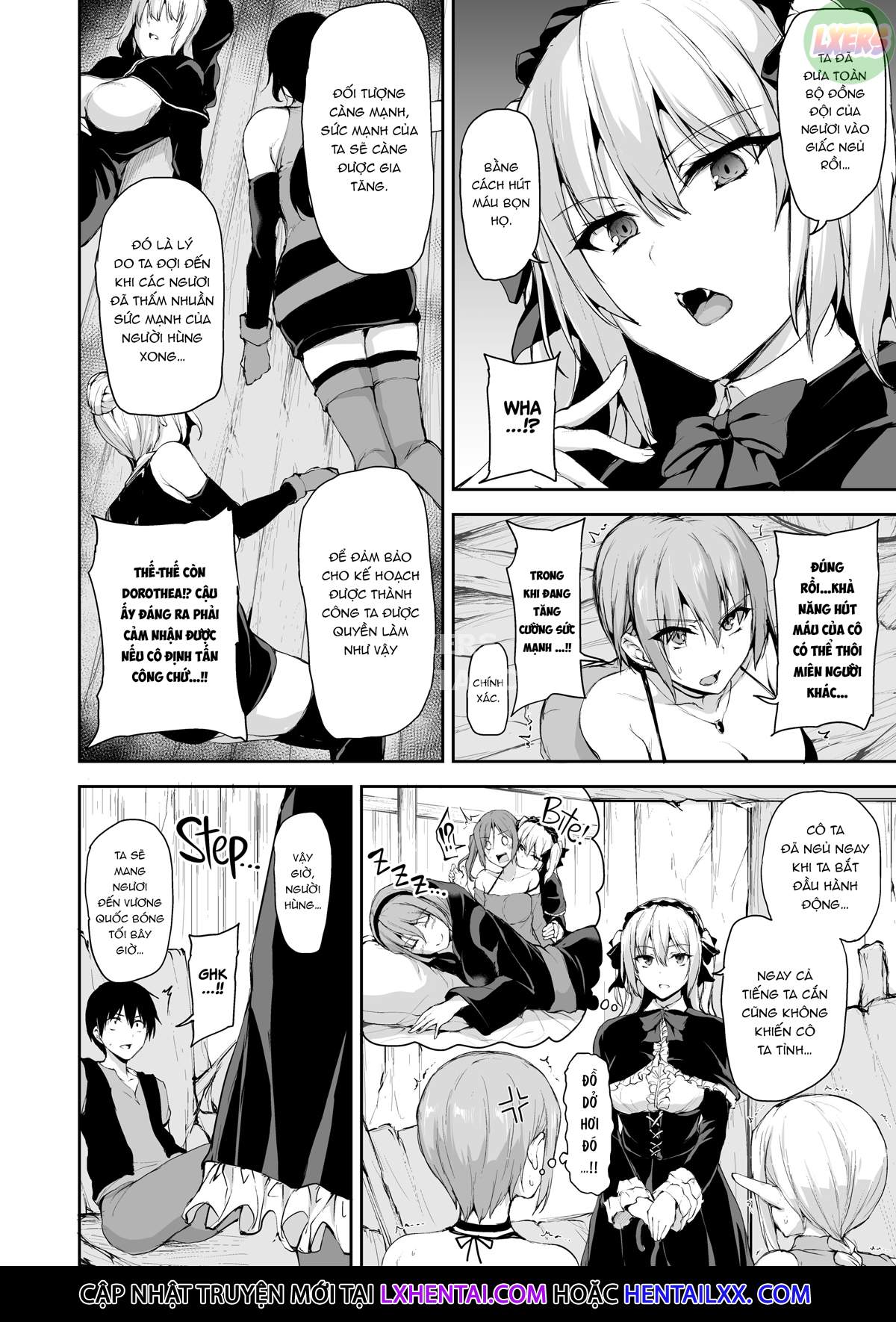 Đọc truyện hentai Tales of a Harem in Another World - Chap 7 - Clash! The Vampire Girl Vs. The Haughty Princess