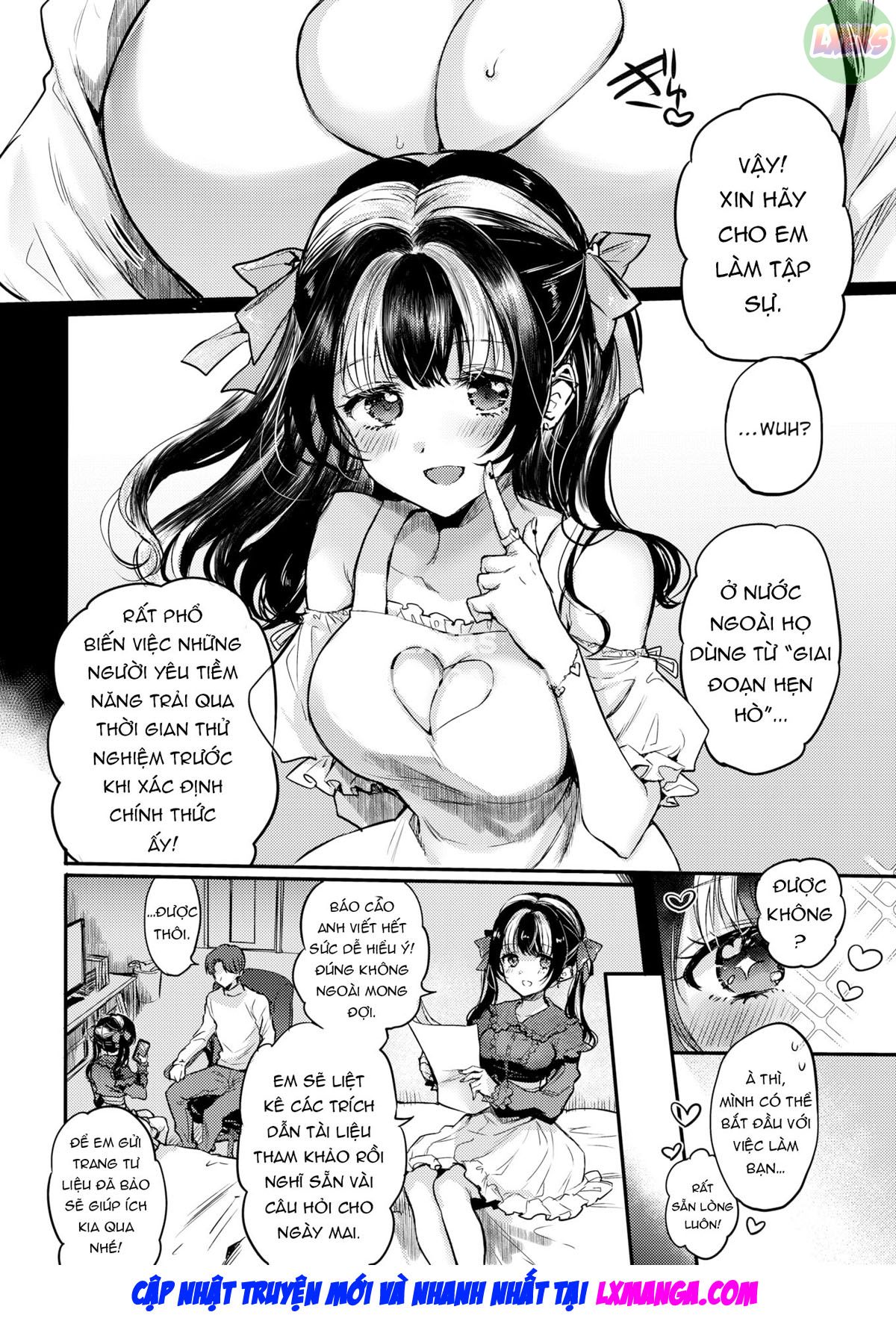 Đọc truyện hentai Bạn gái thử việc - Oneshot