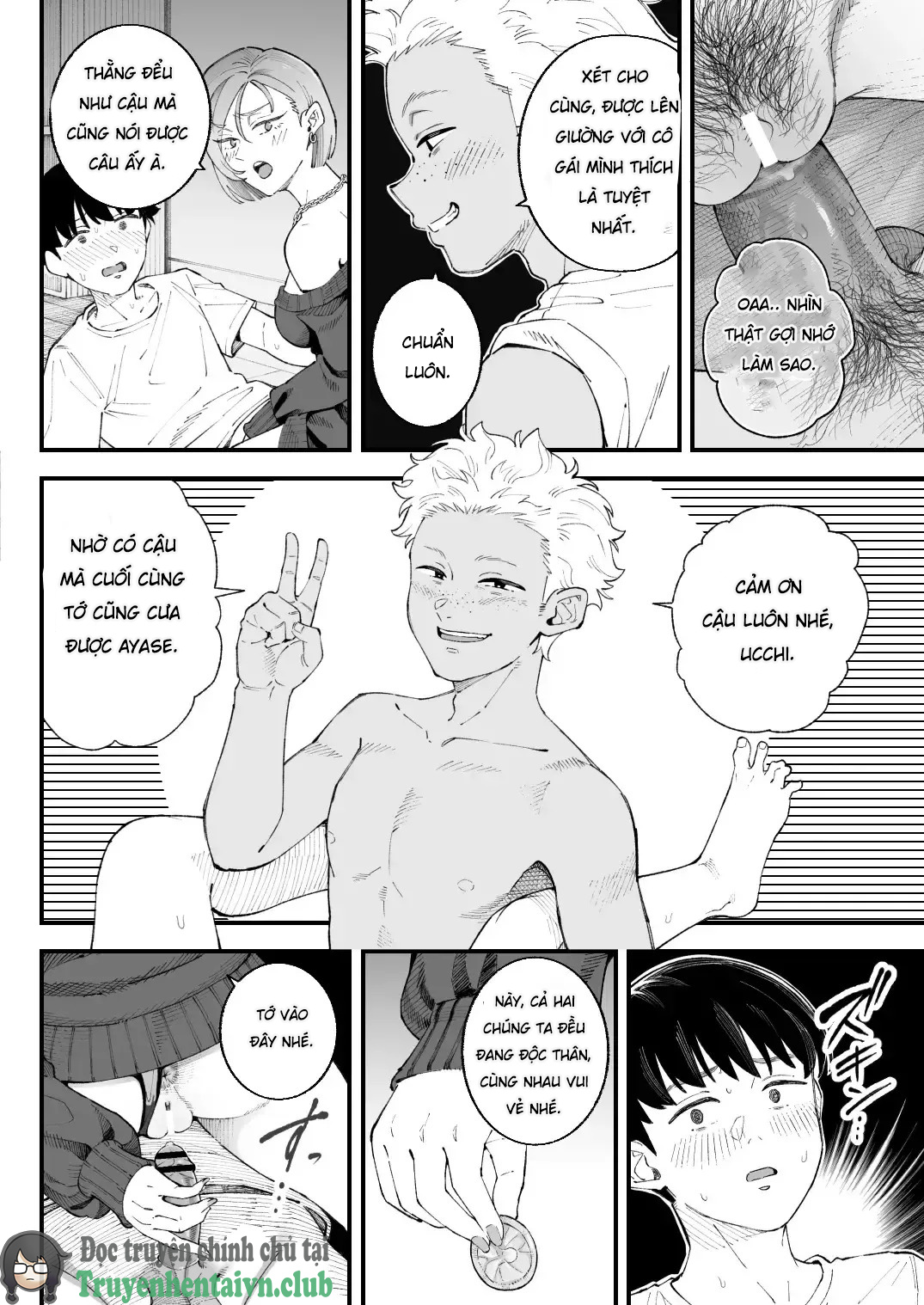 Đọc truyện hentai Boku to Aitsu to Ano Ko to KanojoMe, Him, the Girl and Her - Oneshot