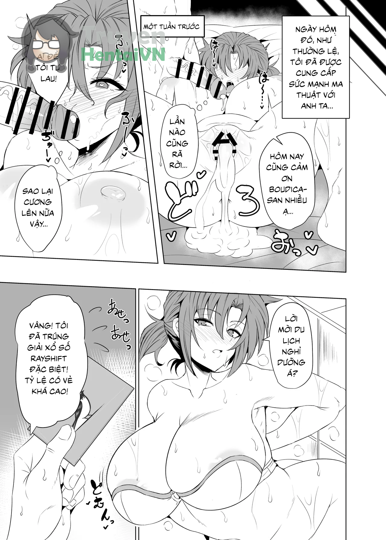 Đọc truyện hentai Boudica Mama to Yukemuri Ecchi (Fate/Grand Order) - Oneshot