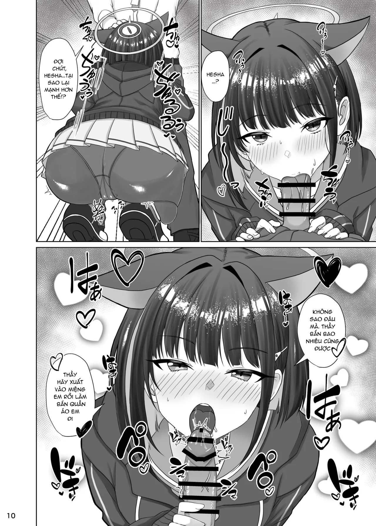 Đọc truyện hentai Kivotos no Hatsujouki Kazusa no Baai - Oneshot