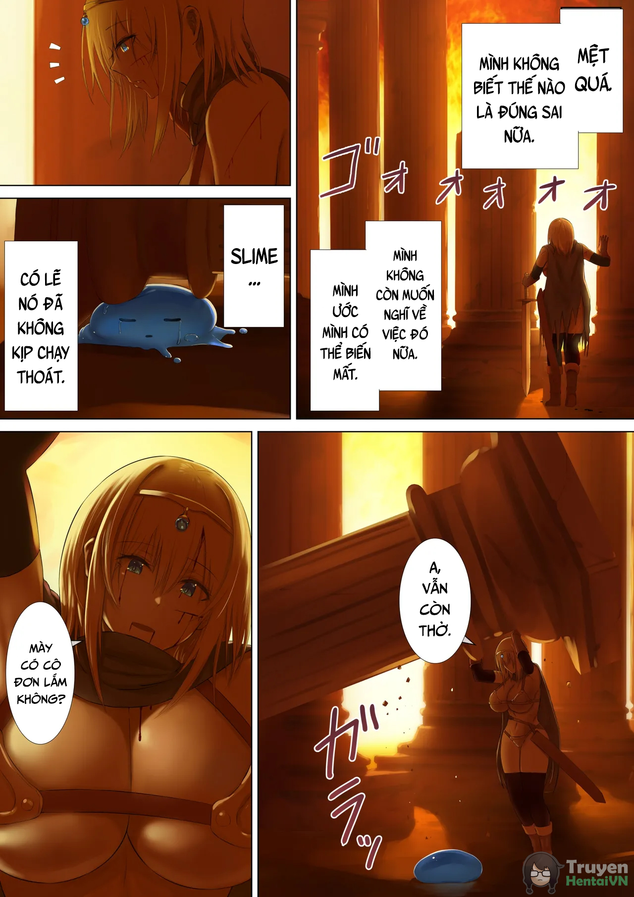 Đọc truyện hentai Yuusha to Slime no Kyousei - Oneshot