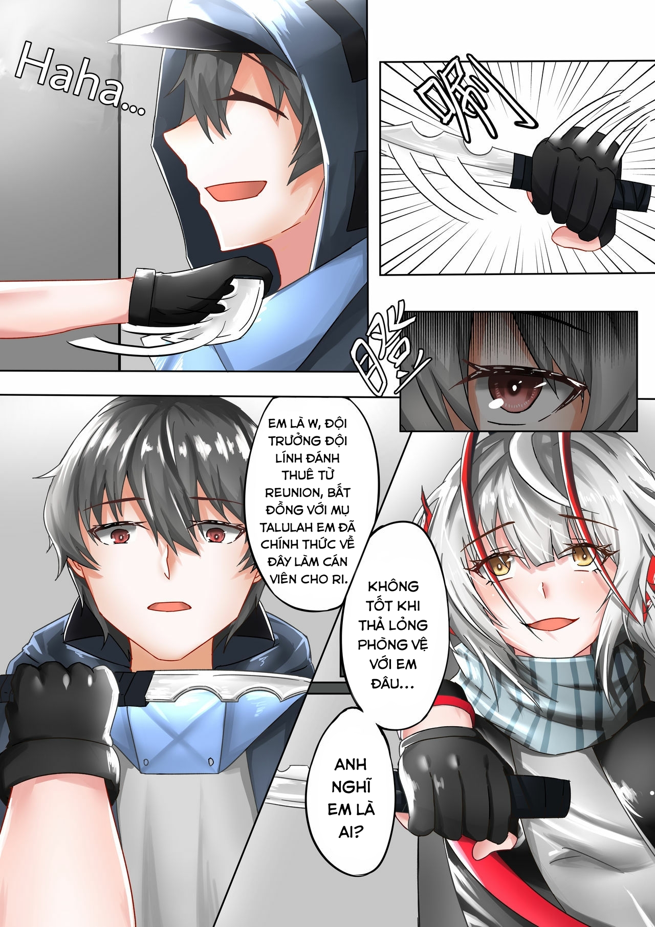 Đọc truyện hentai Cô gái ác quỷ ấy cũng là người tôi yêu. (Arknights) - Oneshot