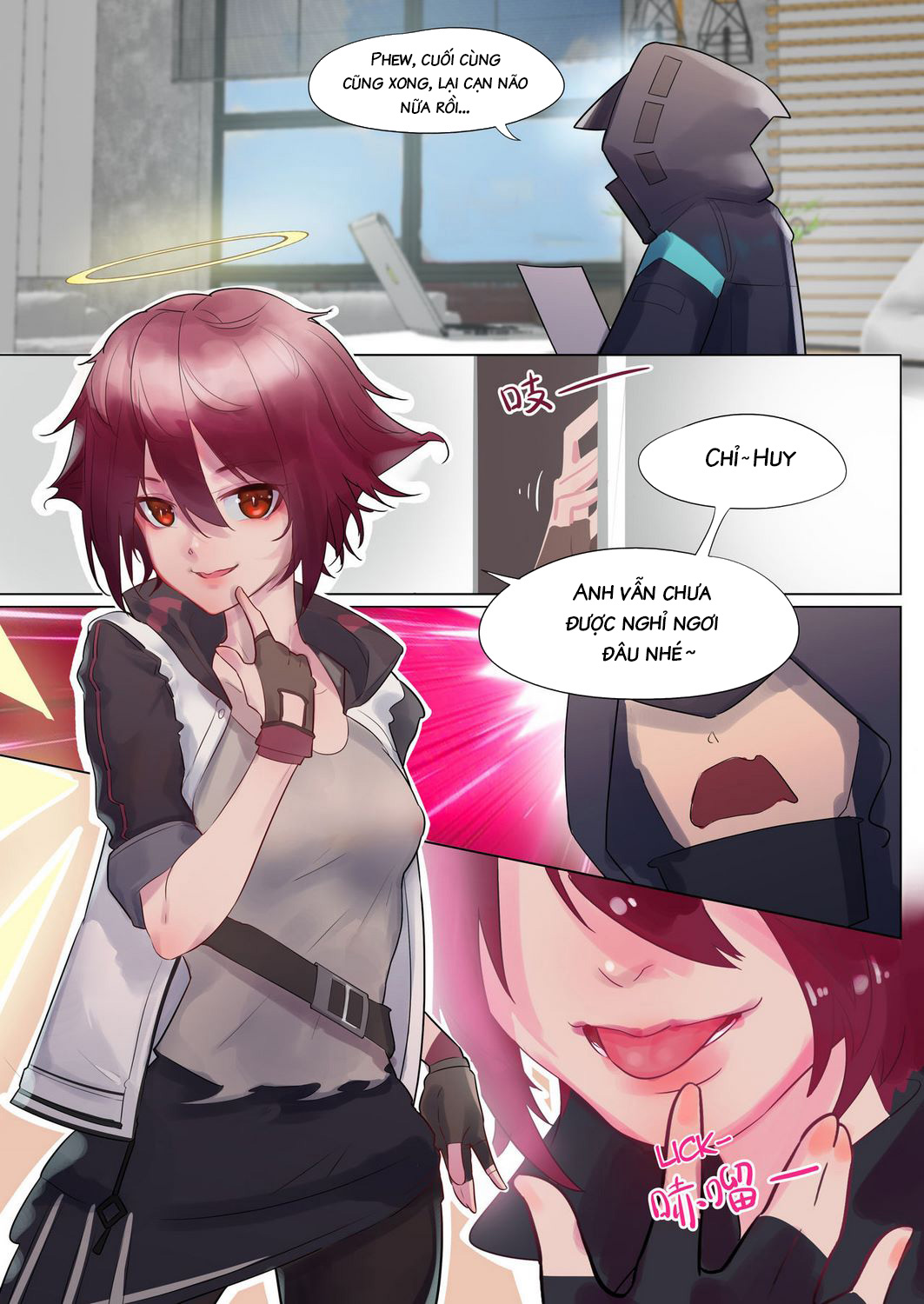 Đọc truyện hentai Fall Out Angel (Arknights) - Oneshot