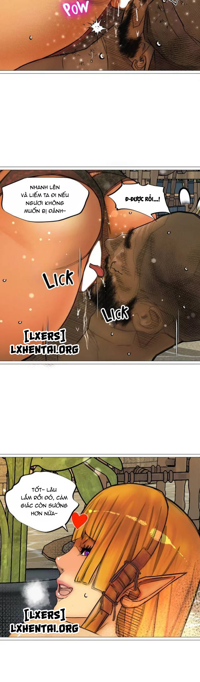 Đọc truyện hentai Nữ Hoàng Dark Elf Và Nô Lệ Orc - Chap 18