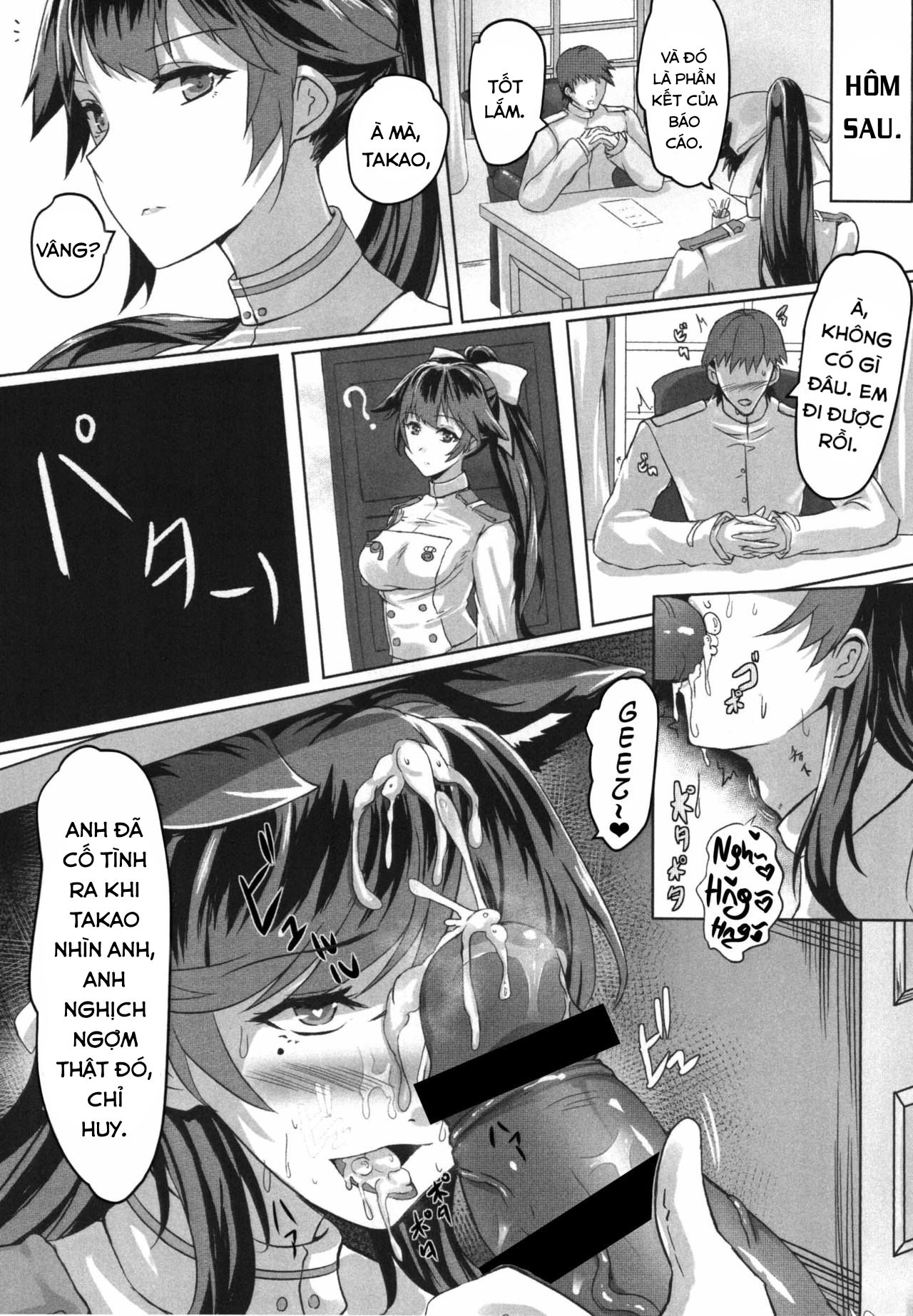 Đọc truyện hentai Atago-san! Kokuhaku no Houhou, Oshiete! - Oneshot