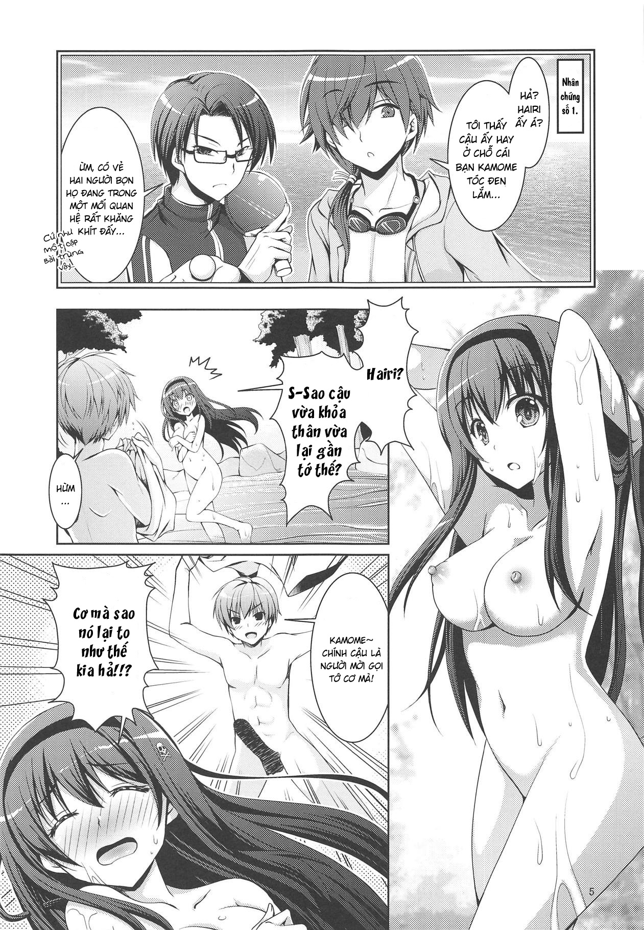 Đọc truyện hentai Quái vật mùa hè (Summer Pockets) - Oneshot