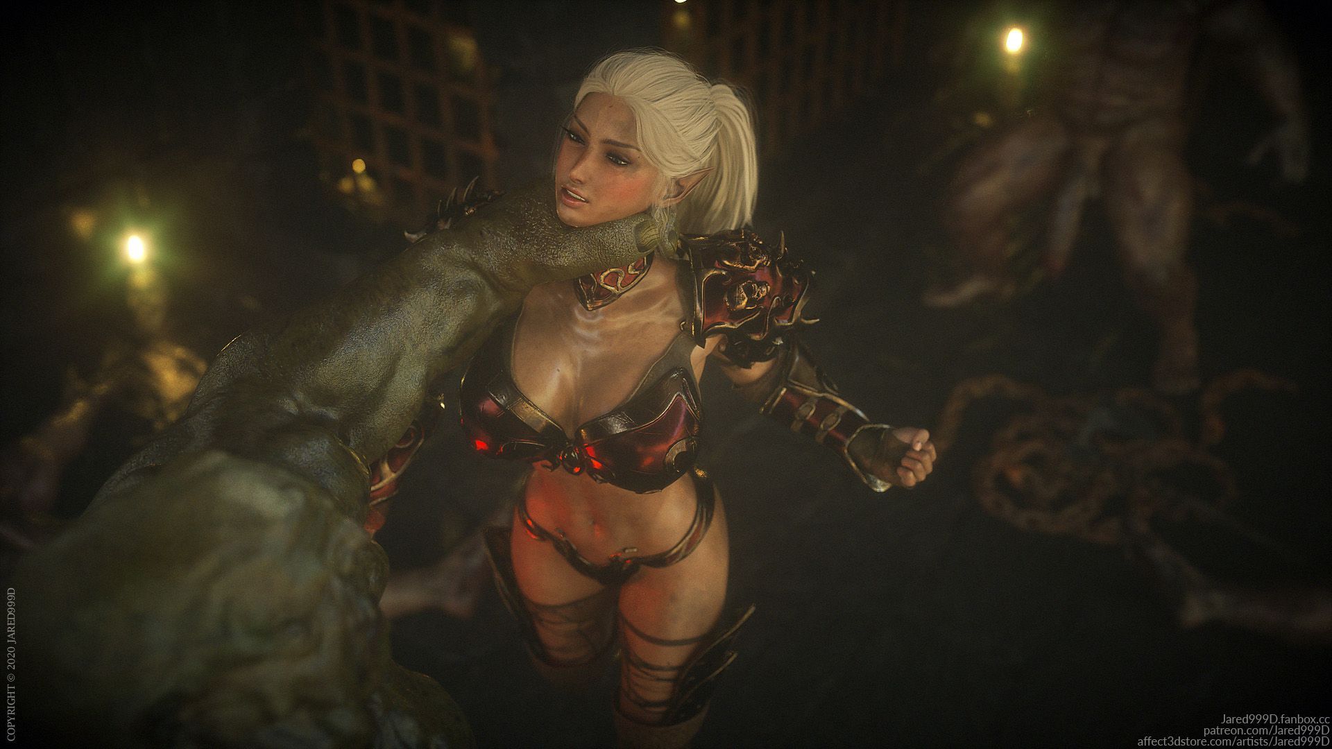 Đọc truyện hentai Elf Slave - Chapter 7: Double Trouble