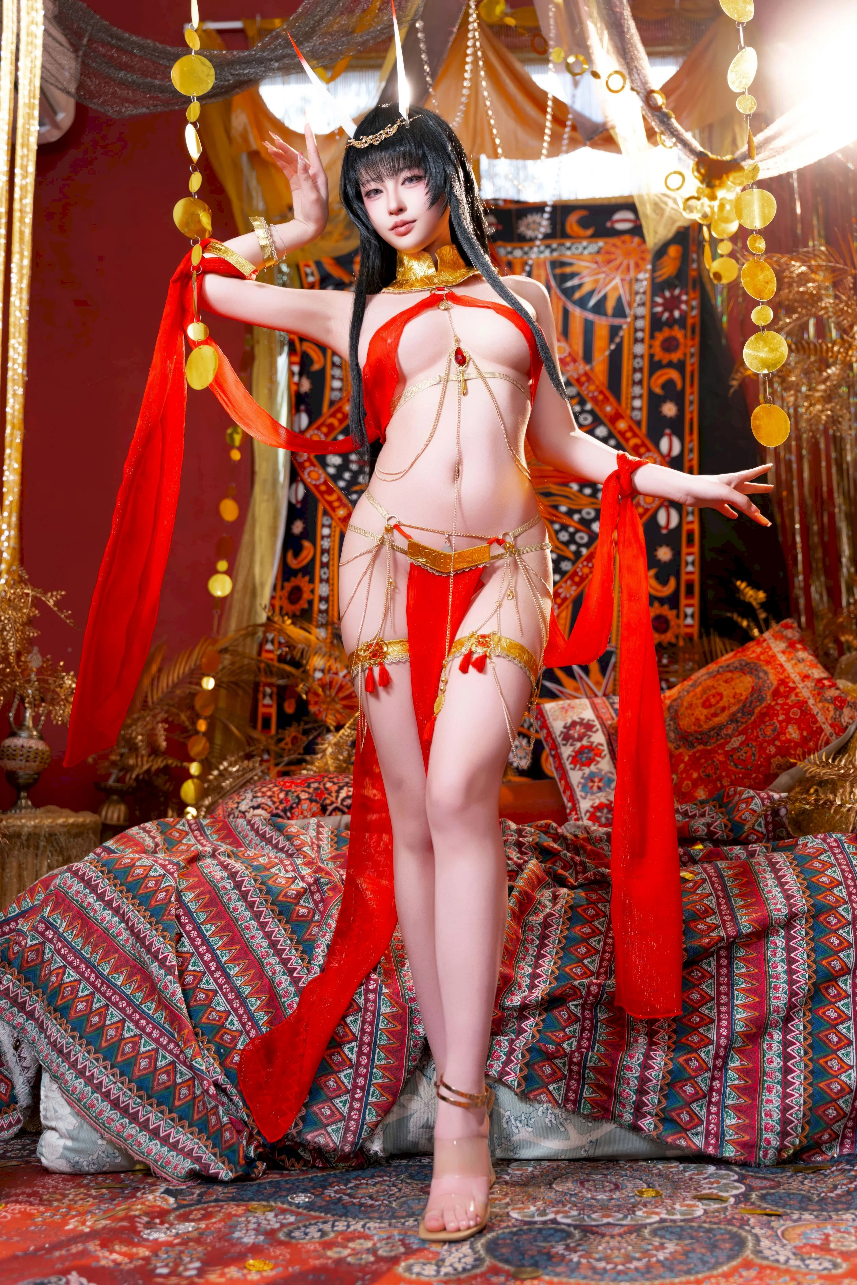 Đọc truyện hentai Tuyển tập Albums siêu phẩm Cosplay - Chap 1387 - Yuno Shimizu - Azur Lane Noshiro Dancer