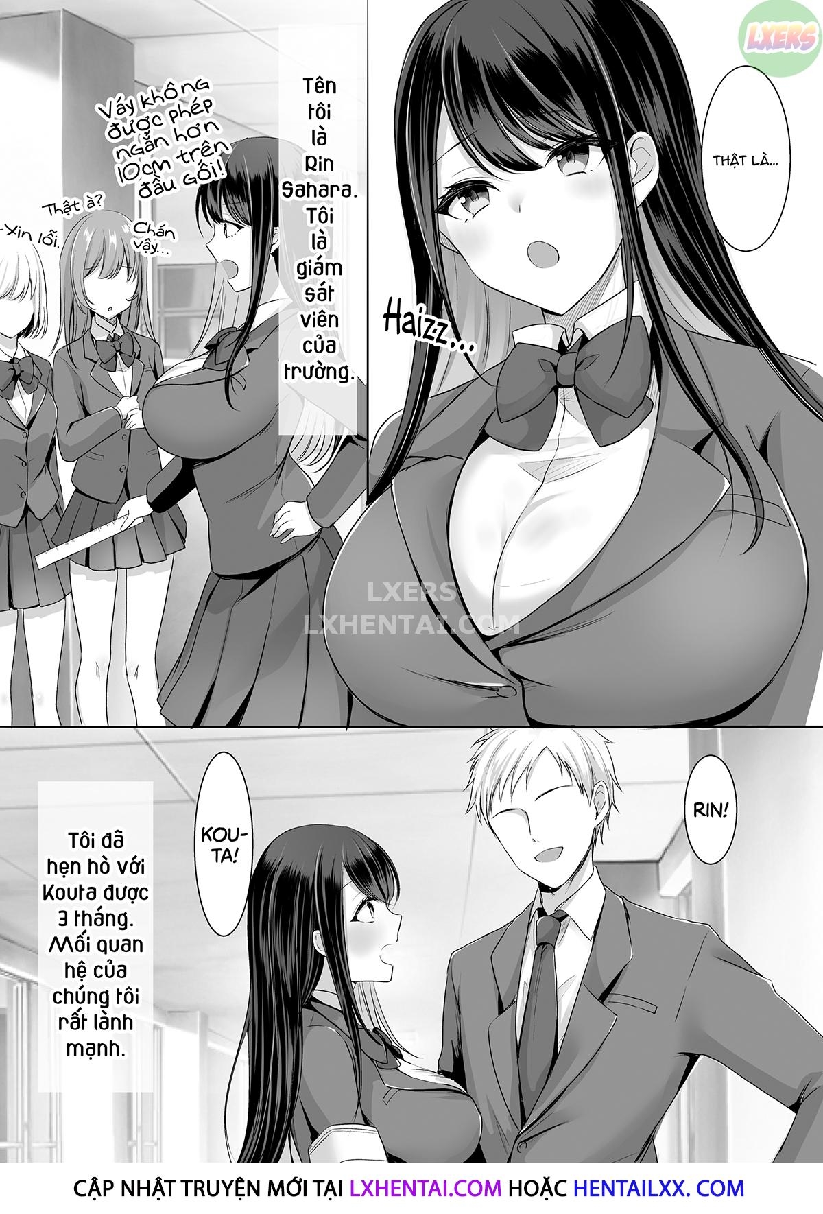 Đọc truyện hentai Stuck After School — A Busty Virgin Hall Monitor Gets Caught Touching Herself - Oneshot