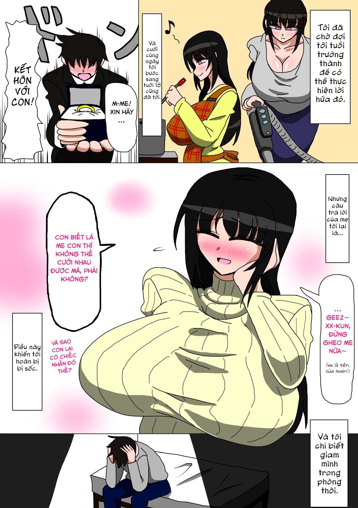 Đọc truyện hentai Hikikomori no Okaa-san - Chap 1