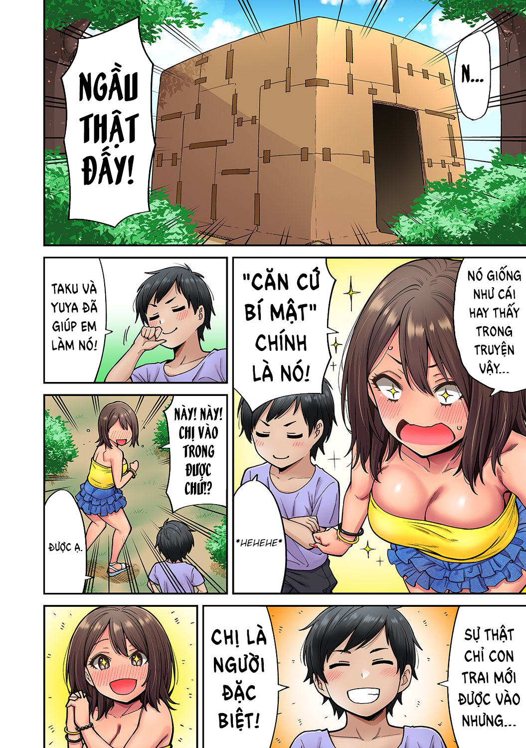 Đọc truyện hentai Bà chị tôi mến đã trở về trong bộ dạng gái lai tây - Chap 4