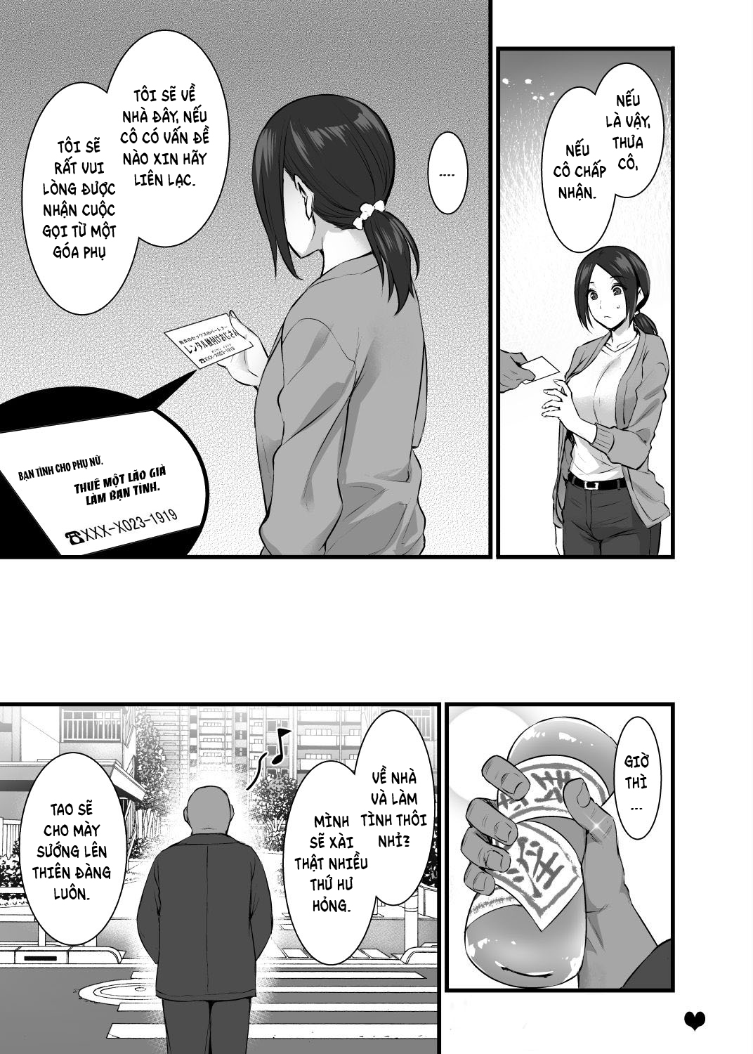 Đọc truyện hentai Rental Tanetsuke Oji-san Ghost - Oneshot