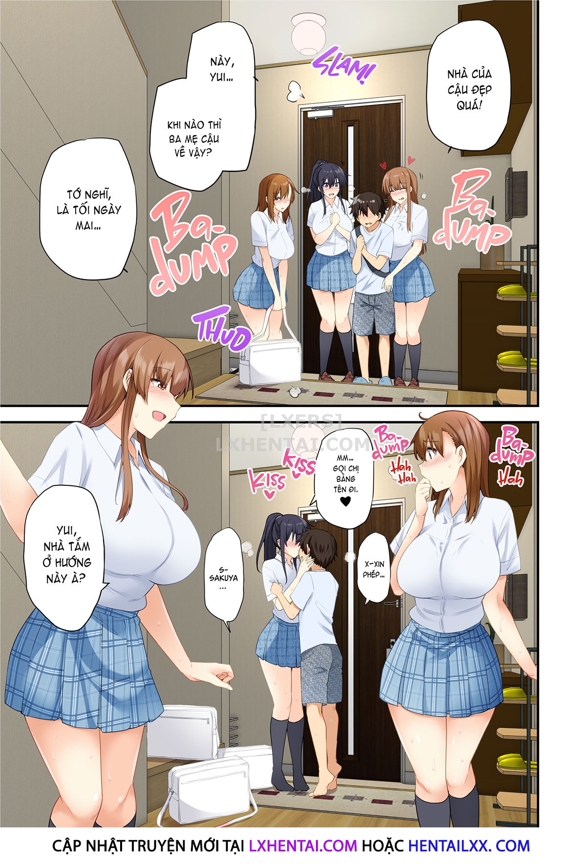 Đọc truyện hentai Onee-chan no Wasuremono o Todoke ni Kita Hazu nanoni - Chap 2 - Home Game