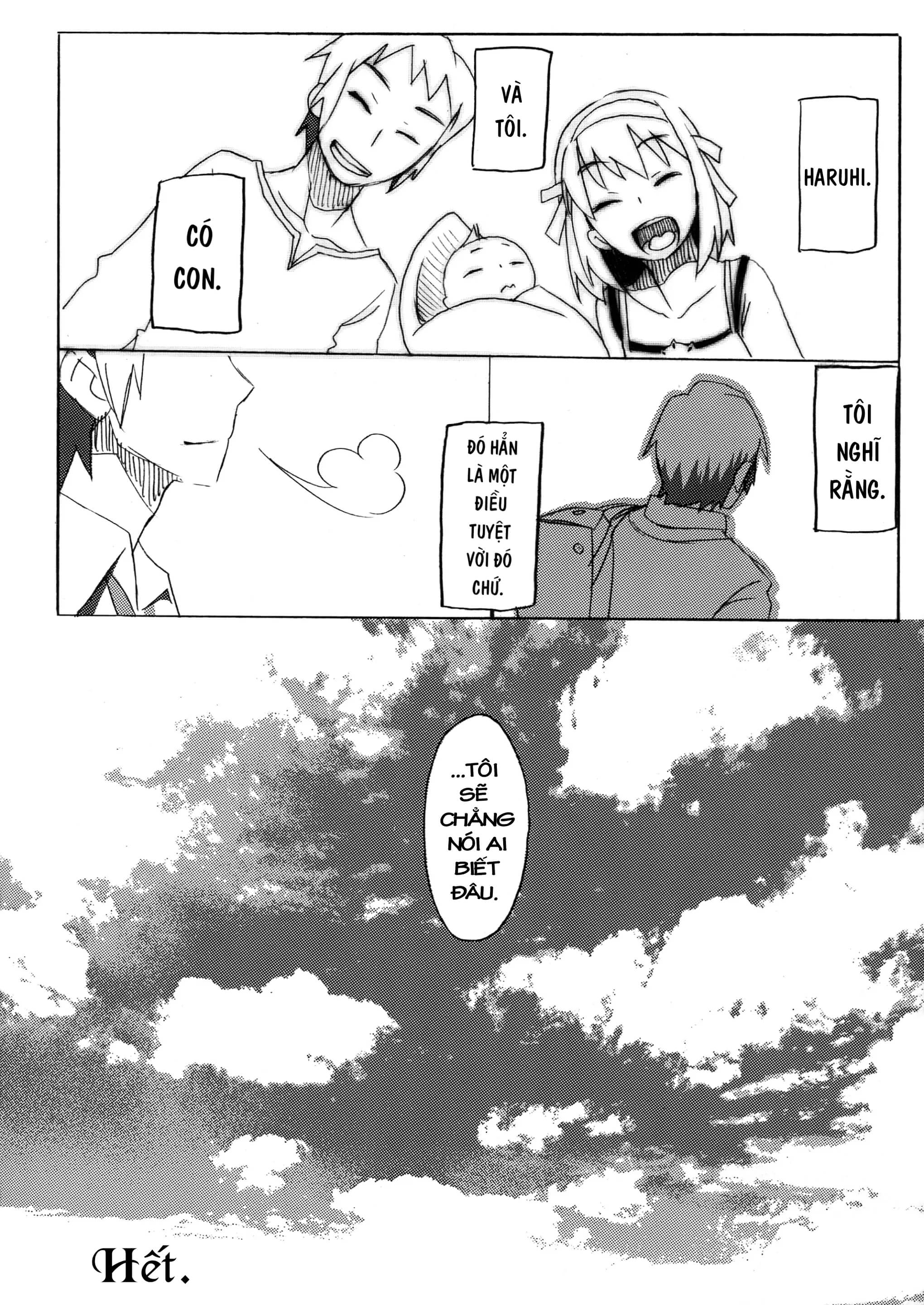 Đọc truyện hentai Cái thai của Suzumiya Haruhi - Oneshot