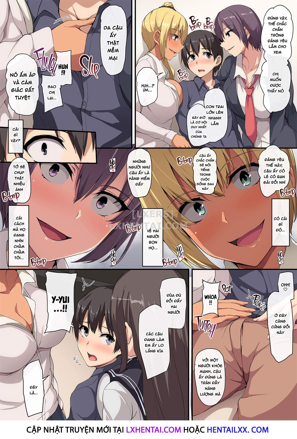 Đọc truyện hentai Lovey-Dovey Sex Life With Older Ladies - Losing My Virginity To a Harem - Oneshot