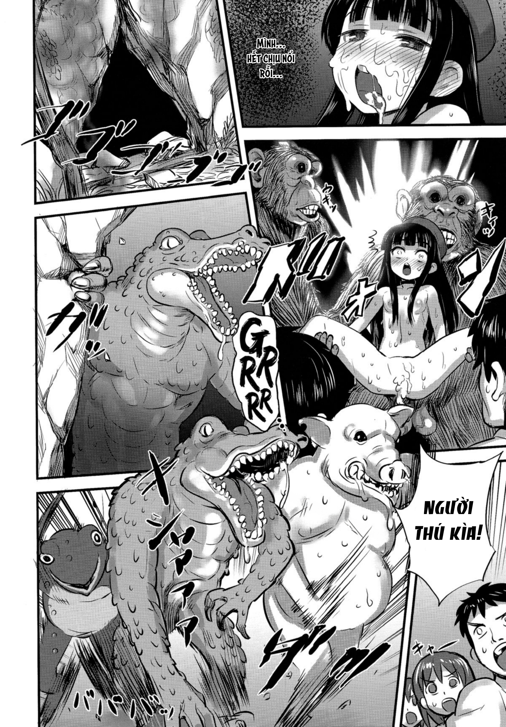 Đọc truyện hentai Công chúa khoả thân Honoka 2. Buổi triển lãm giao phối: Làm tình cùng với khỉ - Chap 1