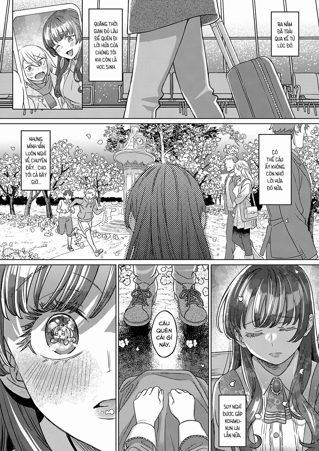 Đọc truyện hentai Amber Town, The Season With Cherry Blossoms - Oneshot