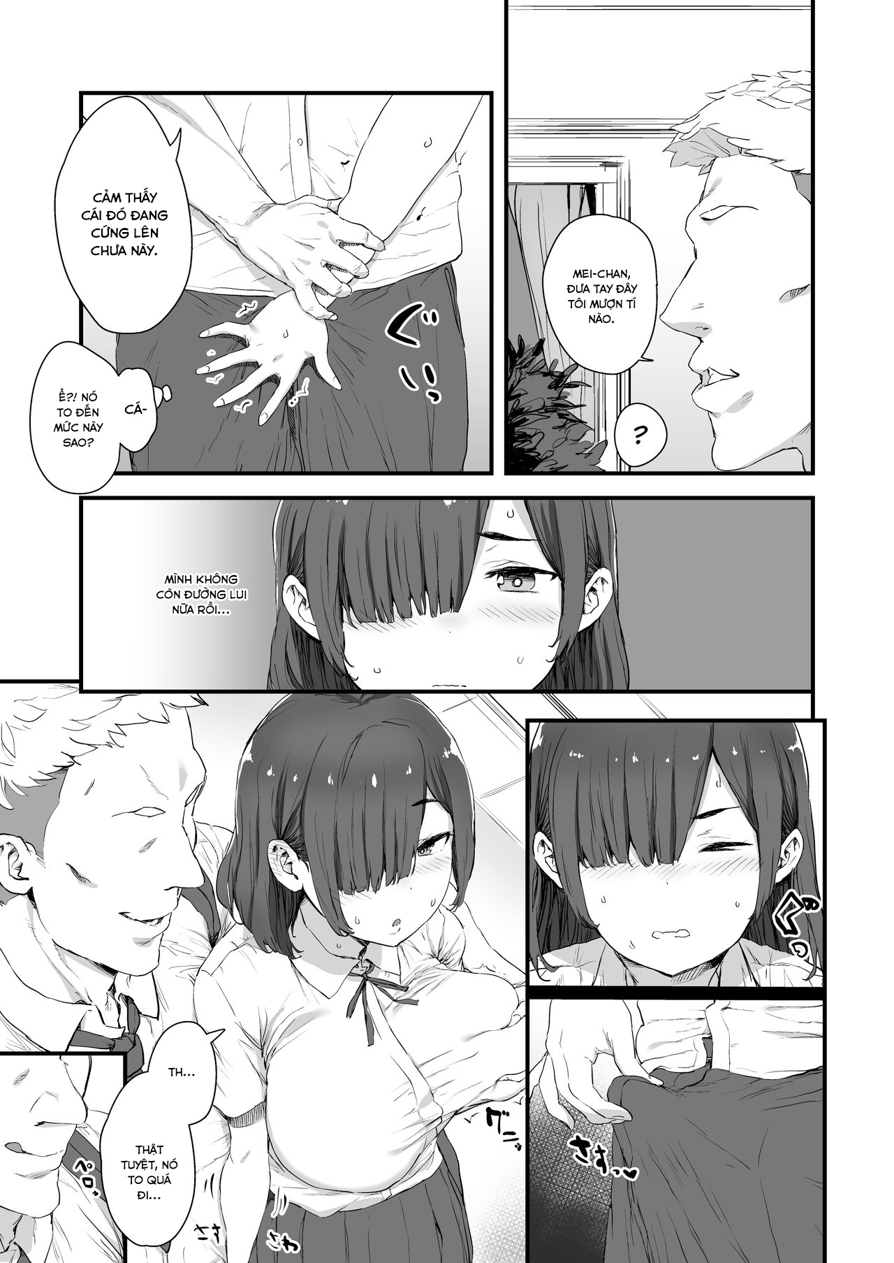 Đọc truyện hentai Cậu bạn trai thích bị cắm sừng và cô bạn gái tóc che mắt - Oneshot