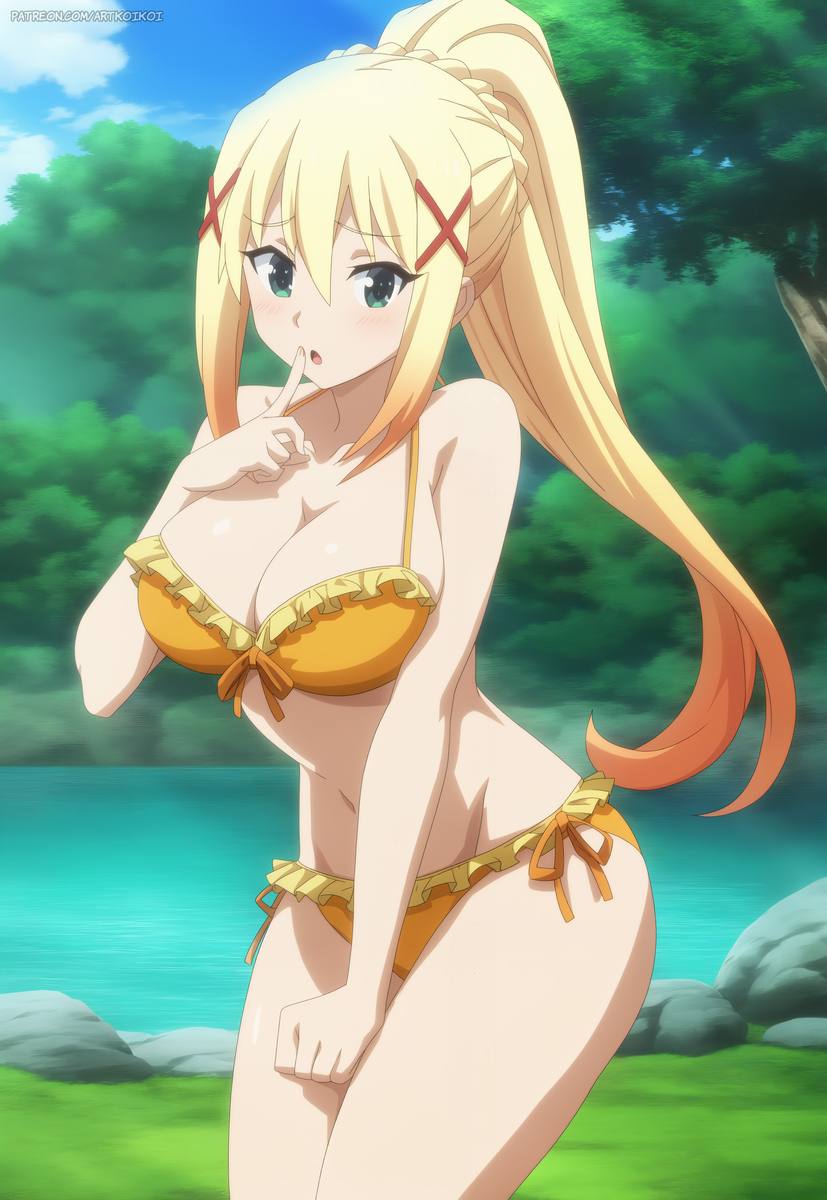 Đọc truyện hentai Tuyển tập Albums Art hentai - Chap 219 - Darkness | KonoSuba