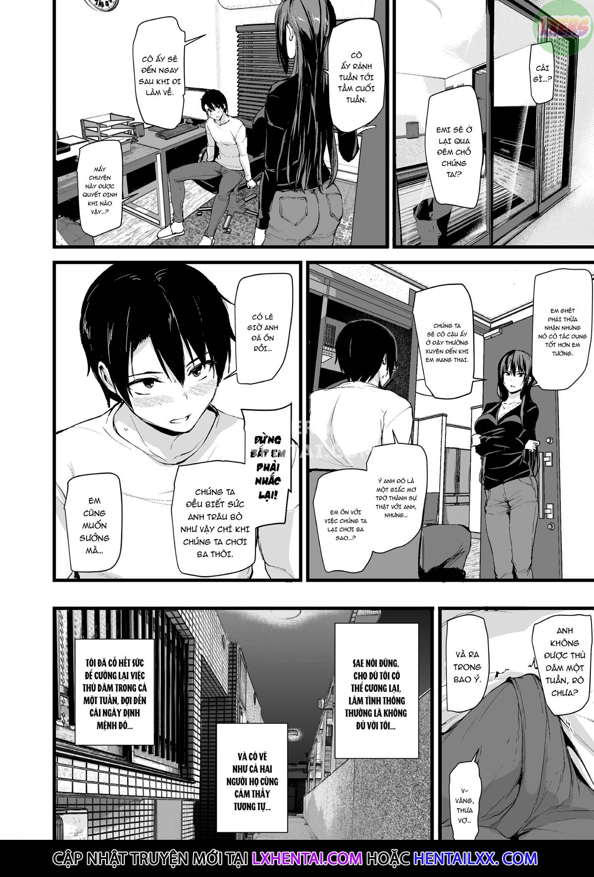 Đọc truyện hentai Không lên đỉnh nổi nếu không có hai cặp vú khủng nên vợ tôi đã đưa bạn của cô ấy đến! - Chap 1