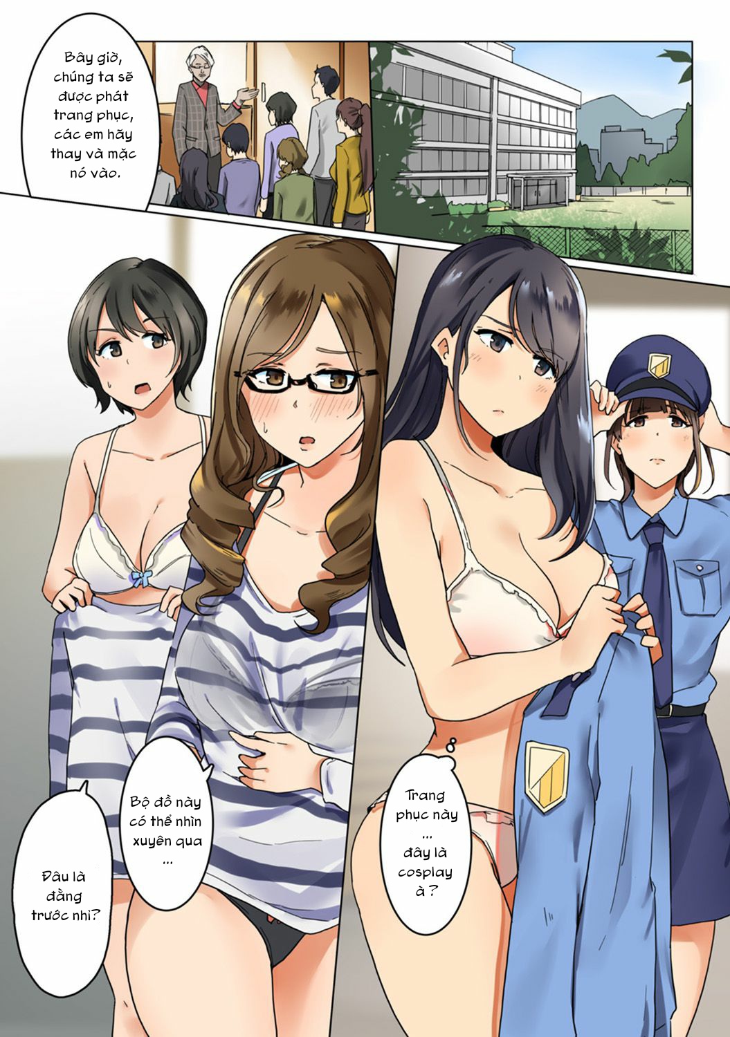 Đọc truyện hentai Kangoku Zemi Kanshu ni Zettai Fukujuu o Shiirarete - Chap 1