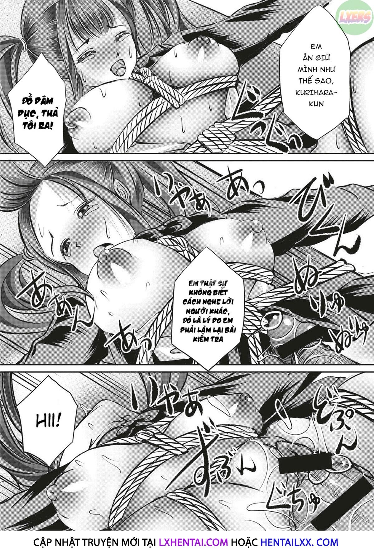 Đọc truyện hentai Kinbaku Seidorei Choukyou Gakuen - Chap 4