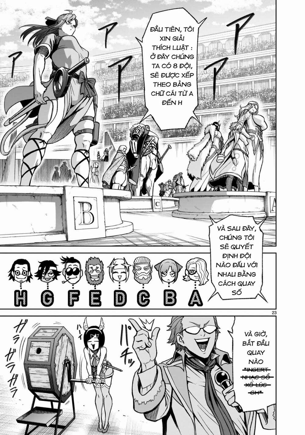 Đọc truyện hentai Vườn hoa hồng Saga - Chap 25: Trận chiến chính ～Lotterie～